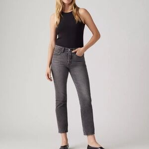 LEVI’S | Wedgie Straight Jeans High Rise Button Fly